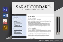 My Clean Resume/CV Set with MS Word Product Image 5