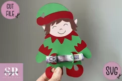 Christmas elf Money card | Paper cutting | Money card SVG Product Image 2