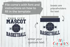 Basketball SVG | Basketball Template 0026 | Shirt Design Product Image 6