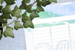 Password Tracker Blue Watercolor Printable Editable Text Product Image 4
