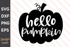 Hello Pumpkin SVG Product Image 1