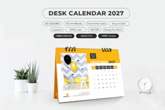 Office desk calendar 2027