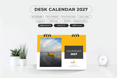 Premium desk calendar 2027