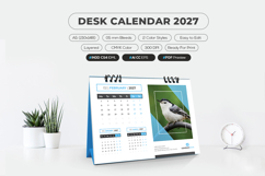 A5 desk calendar 2027