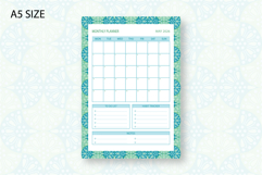 Monthly Planner Template for May 2026 with ogee pattern Product Image 2