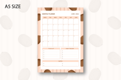 Kiwi Monthly Planner Template for June 2026 Product Image 2
