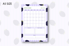 Blackberry Monthly Planner Template for June 2026 Product Image 2
