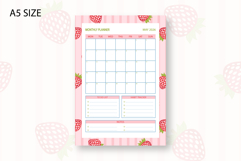 Strawberry Monthly Planner Template for May 2026 Product Image 2