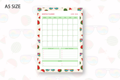 Summer Monthly Planner Template for June 2026 Product Image 2