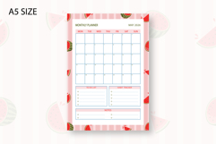 Watermelon Monthly Planner Template for May 2026 Product Image 2