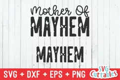 Mom SVG | Mother Of Mayhem | Shirt Design Product Image 2