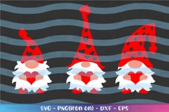 Valentines-Gnome Valentine svg Product Image 1
