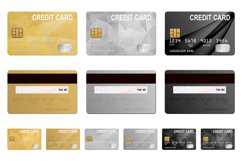 Credit cards. Vector set. Product Image 22