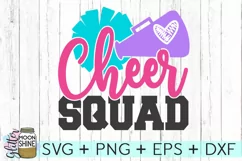 Cheer Squad SVG DXF PNG EPS Cutting Files Product Image 2