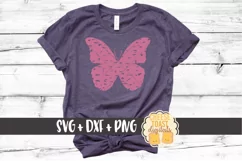 Distressed Butterfly - Animal SVG PNG DXF Cut Files Product Image 1