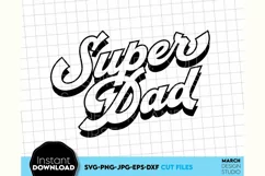 Fathers Day SVG Daddy SVG Fathers Day Shirt SVG Gift For Him Product Image 2