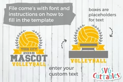 Volleyball SVG | Volleyball Template 005 | Shirt Design Product Image 5