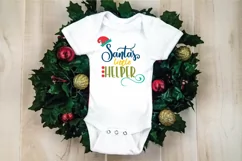 Christmas SVG Cut File - Santa's Little Helper SVG File Product Image 2