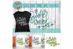It's Sweater Weather Y'all Hand lettered - SVG Cut File Product Image 4