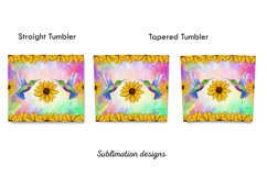 Hummingbird tumbler,20 oz skinny tumbler sublimation Product Image 3