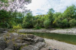 Stock Photo - river against the backdrop of the forest Product Image 1