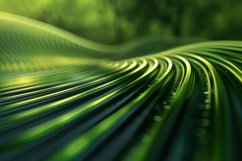 Abstract Green Light Streaks Background Wallpaper Product Image 1