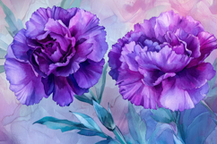 Purple Flowers Background Wallpaper Product Image 1