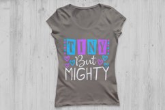 Tiny But Mighty Svg, Newborn Svg, Baby Boy Svg, Baby Girl. Product Image 2