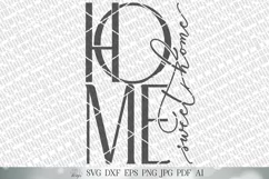 Home Sweet Home SVG | Modern Farmhouse SVG | Sign SVG Product Image 2