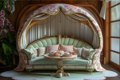 Elegant vintage sofa in a luxurious interior Product Image 1