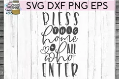 Bless This Home SVG DXF PNG EPS Cutting Files Product Image 2