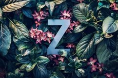Letter Z with Nature Background Wallpaper Product Image 1