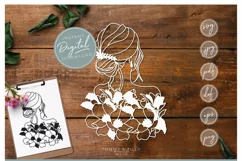 Pretty Bride 1 - SVG EPS DXF PNG PDF JPG Product Image 5