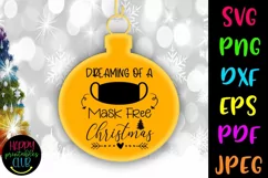 Christmas Quarantine SVG- Christmas Quarantine Ornaments SVG Product Image 1