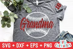 Baseball Grandma SVG | Softball Grandma SVG | Shirt Design Product Image 1