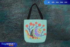 Snail Folk Art SVG Product Image 3