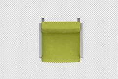 Isometric Arm Chair 3D isolated render Product Image 1