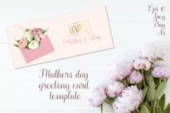 Mother's Day greeting cards AI,EPS,PNG,JPEG Product Image 1
