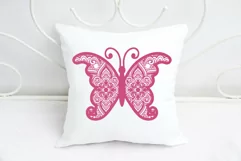 Butterfly Svg, Butterfly Mandala Svg, Mandala Svg, Zentangle Product Image 4