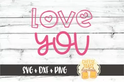 Loved You - Valentine's Day SVG PNG DXF Files Product Image 2