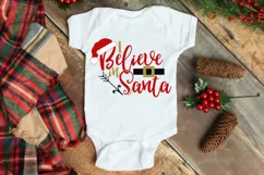 I Believe in Santa SVG DXF PNG Cut File Product Image 2