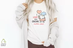 Gnome svg Valentine gnome svg I love you gnome matter what Product Image 7