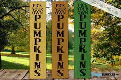 Pick Your Own Pumpkins SVG | Fall Autumn SVG | Porch Product Image 2