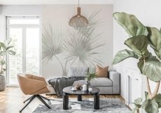 Wall mockup - Wallpaper mockup - Living room Product Image 5