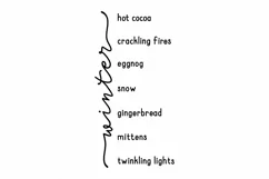 Winter Bucket List SVG | Christmas SVG | Cricut SVG Product Image 2