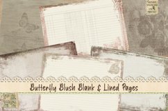 Butterfly Blush Junk Journal Kit 22 PAGES | Printable paper Product Image 4