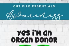 Organ donor Piece of This | an organ donation svg file Product Image 6