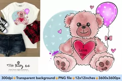 Valentine Animal, Romantic Png Product Image 1