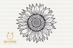Sunflower Monograms svg, Sunflower mini bundle, Sunflower cl - Free Design of The Week Product Image 3