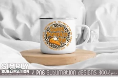 Sweet Pumpkin Pie Sublimation Png with Matching Pattern Product Image 4
